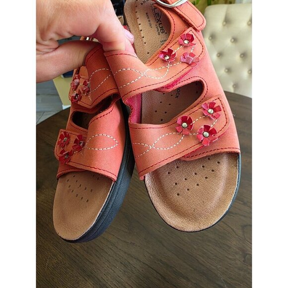 Leather Spring Step Women's Ceri Flat Sandal made in Italy size 7.5 - Picture 11 of 16